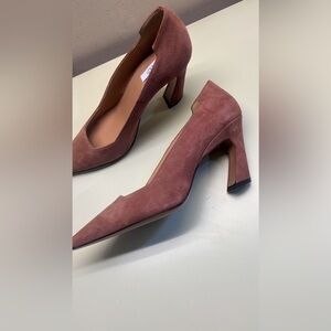 THE FOLD MADE IN ITALY Elegant dusty rose Suede Women's Heels